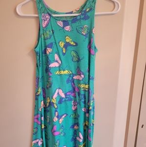 Girls casual dress with lace back